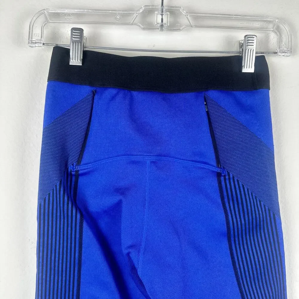 FABLETICS Rhythm Ultra High Waisted Seamless Sprint Leggings Cobalt Blue Small - Picture 5 of 6